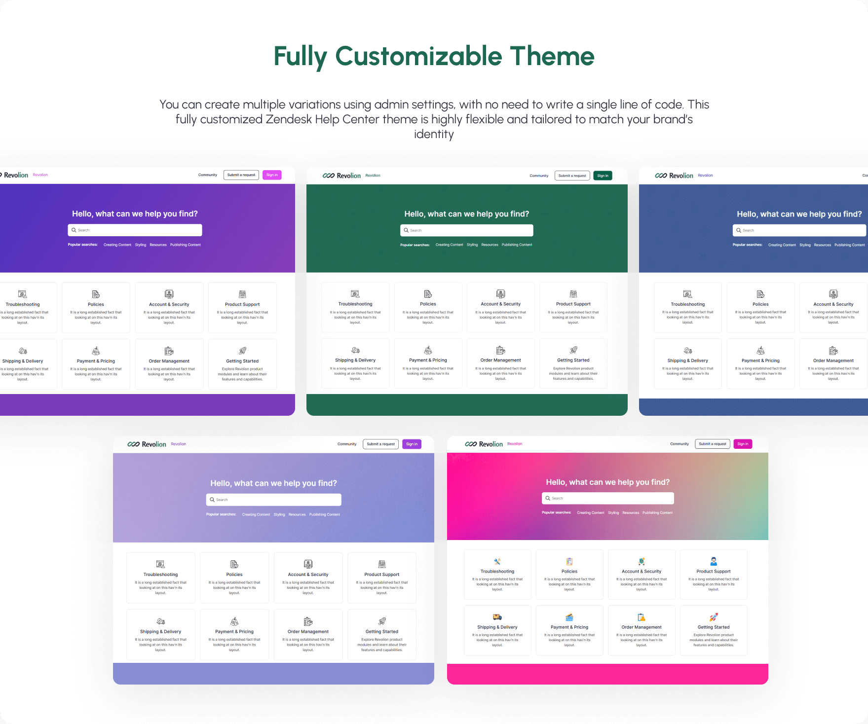 Revolion Theme Variations